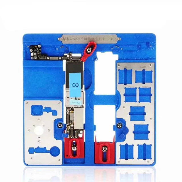 

12 IN 1 MIJING A22+ Motherboard Repair Fixture PCB Holder JIG BOARD For iPhone 5S/6/6S/6SP/7/7P/8/8P/ XR Maintenance Platform