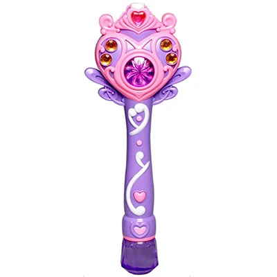 PIKAALAFAN Light music magic stick электропистолет для мыльных пузырей игрушка автоматическая машина для пузырей дуя пузырьковая игрушка игрушки на открытом воздухе - Цвет: Фиолетовый