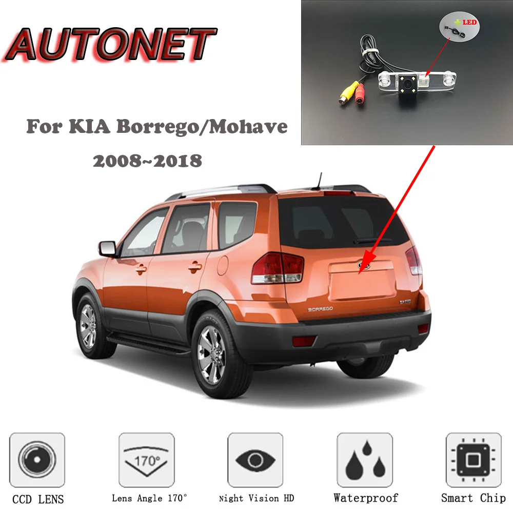 Камера заднего вида для KIA Borrego/mohas 2008 ~ 2018 CCD/RCA|Камера авто| |
