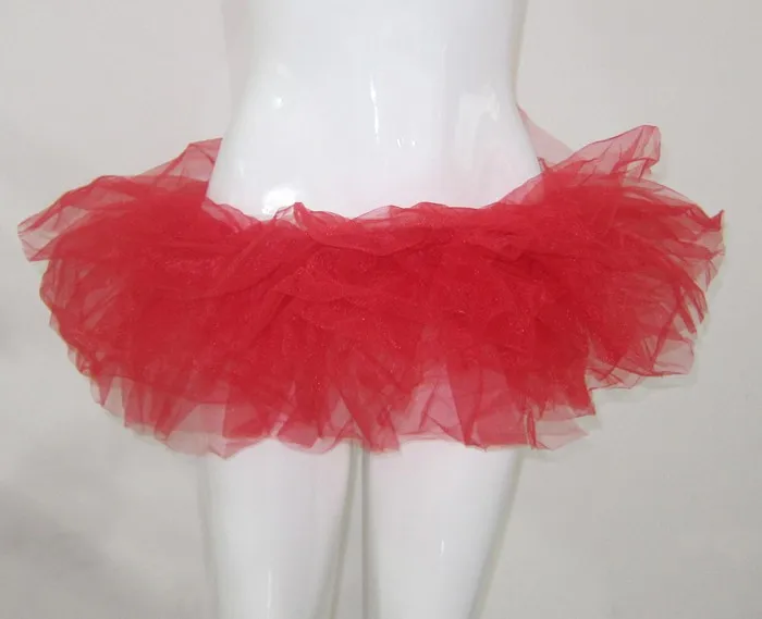 Женские Тюлевая юбка-пачка 13 Цветов Пикантные мини юбка-американка, юбка пышная 6-слойная пряжа Юбка для балета для взрослых фатиновая юбка