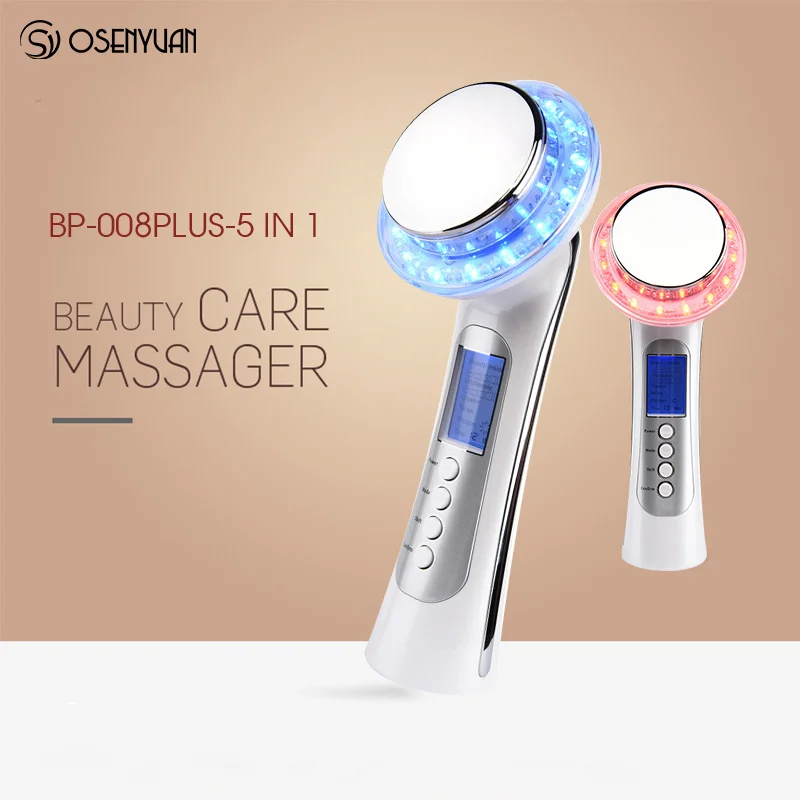

Ultrasonic 3 Color Photo LED Light Therapy Beauty Device Whitening Lifting Vibration Skin Firming Acne Care Facial Massager