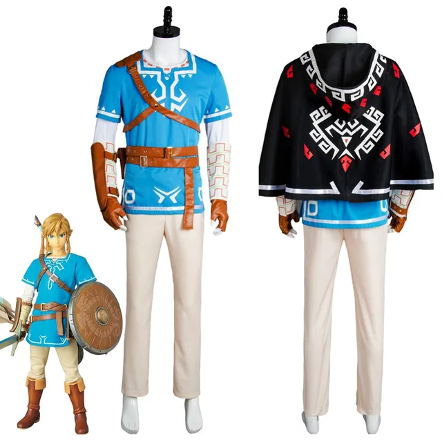 The Legend of Zelda Breath of the Wild Link Cosplay Costume Outfit