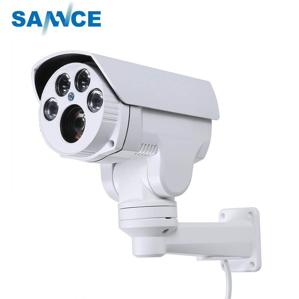 

SANNCE AHD Full HD 1080P Camera 4in1 Autofocus Varifocal 2.8-12mm 4X Digital Zoom Pan/Tilt Bullet PTZ Camera IP66 In/outdoor