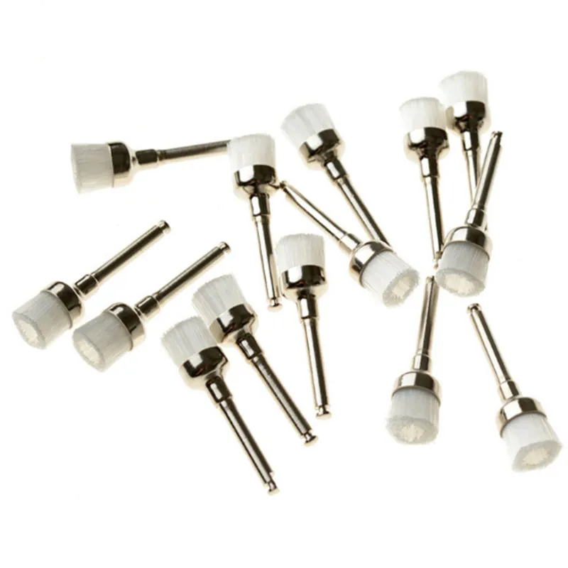 Dental lab Polishing Brushes Latch Flat Nylon Tapered Type Teeth