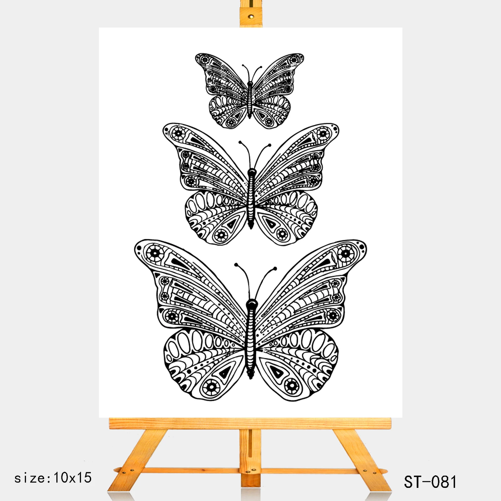AZSG Big butterfly Clear Stamps/Silicone Transparent Seals for DIY scrapbooking Card Making | Дом и сад