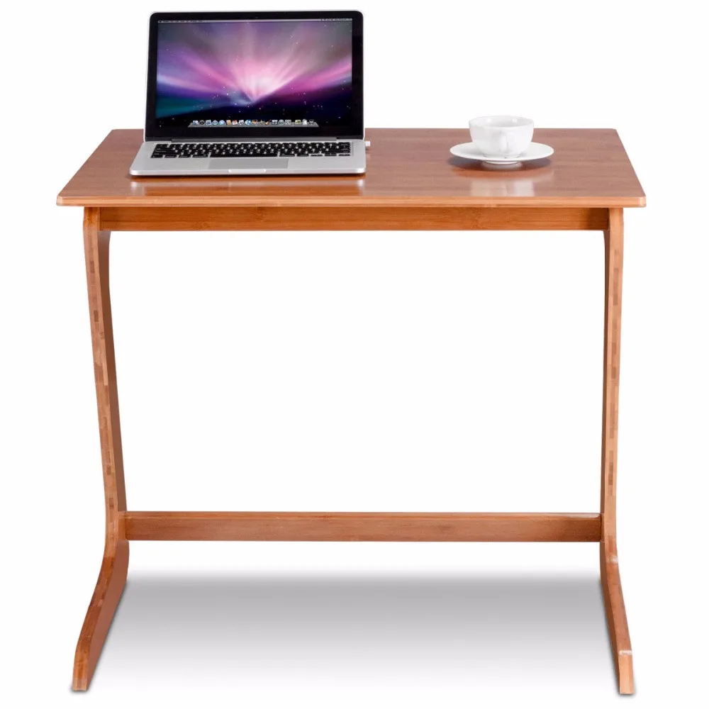  Giantex Bamboo Sofa Table TV Tray Laptop Desk Coffee End Table Bed Side Snack Table New Home Furnit