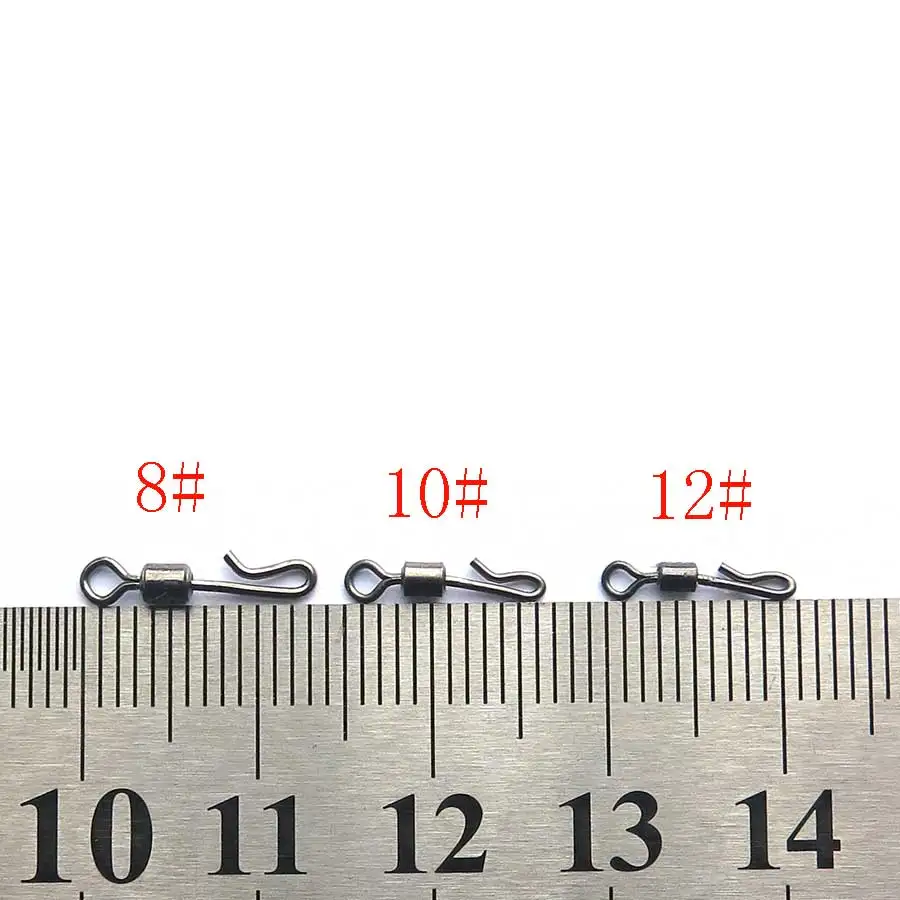 25 x size 2 American Snap Swivels for Quick Change