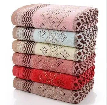 

70*140cm lager cotton diamond bath towel beath towel soft bathtowel