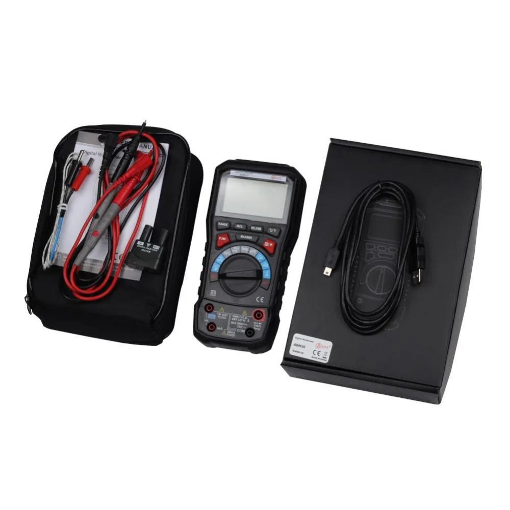 Aidetek adm20 Авто Диапазон Цифровой мультиметр DMM USB Поддержка ПК подсветка|digital multimeter