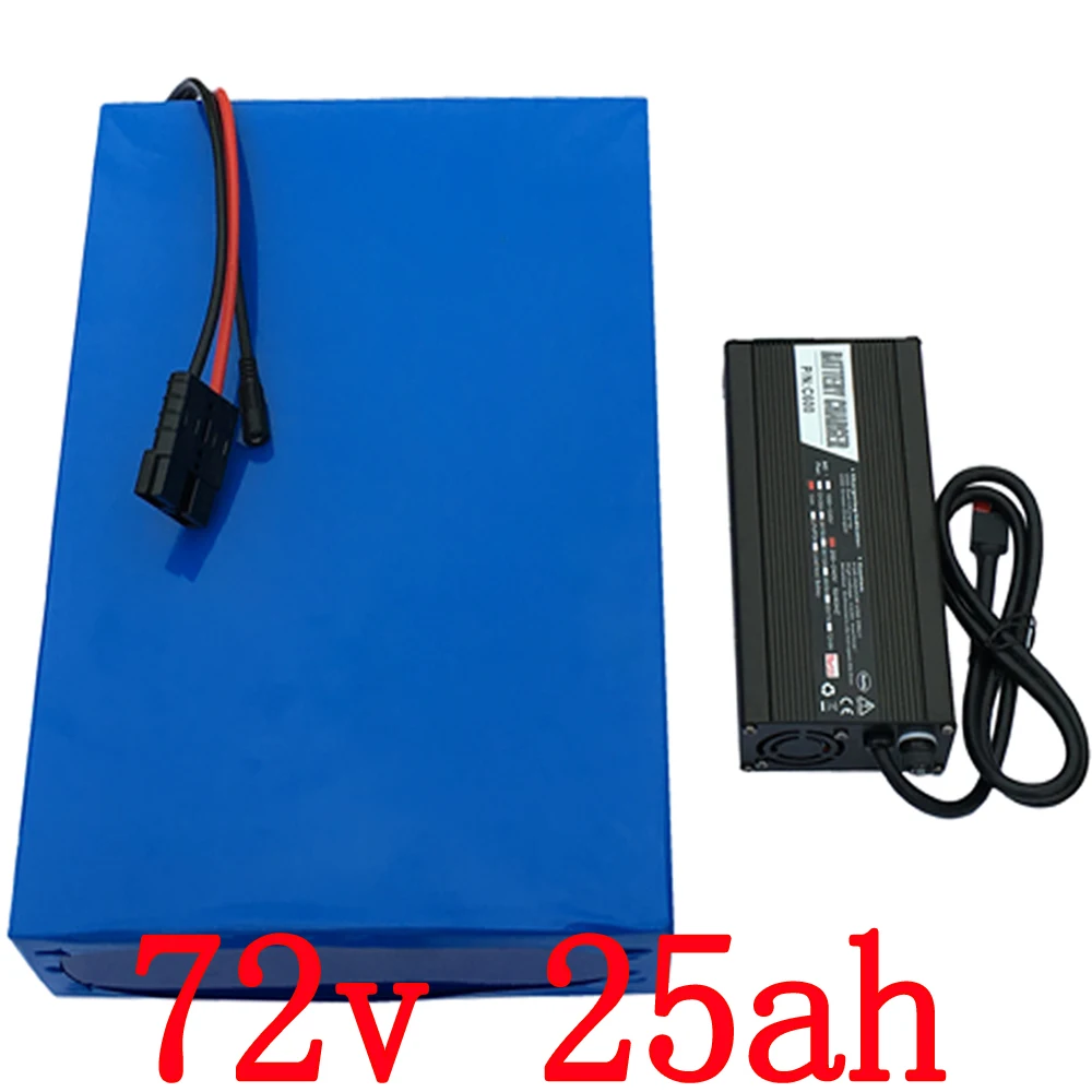 72v 25ah lithium battery 72V 3000W electric font b bike b font battery 72V 25AH use