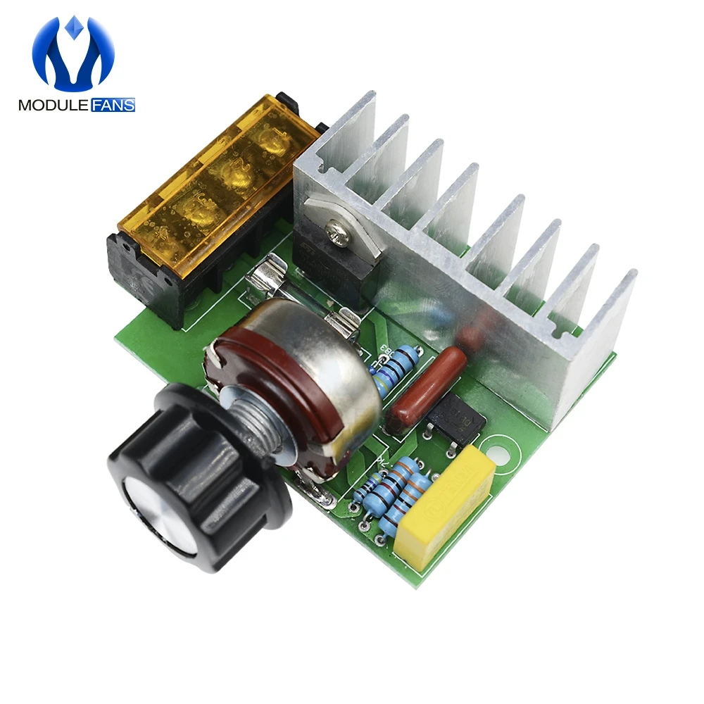 4000W 220V AC SCR Voltage Regulator Dimmer Thermostat Electric Motor Controller 4000W 220V AC SCR Voltage Regulator Dimmer Thermostat Electric Motor Controller