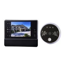 3.5 Pulgadas LCD de La Puerta Digital Timbre Mirilla Mirilla Visor de Visión Nocturna de La Cámara 120 Grados de Amplio Ángulo de Visión Del Timbre