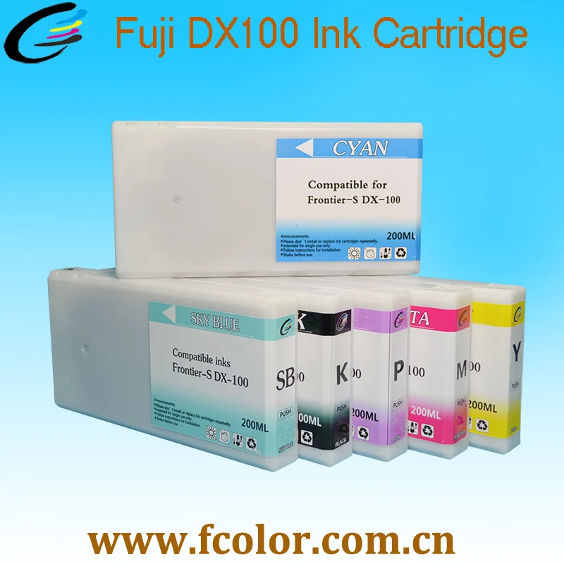 

DX100 Ink Cartridge for Mini Dry lab fuji DX100 Printer Replace Ink Cartridges for Reseller