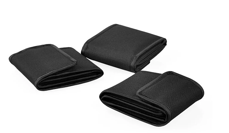 

3pcs 3 Pocket Waterproof Camera Filter Lens 3pcs UV CPL Shockproof Bag Case Storage Box Pouch Holder Wallet camera bag