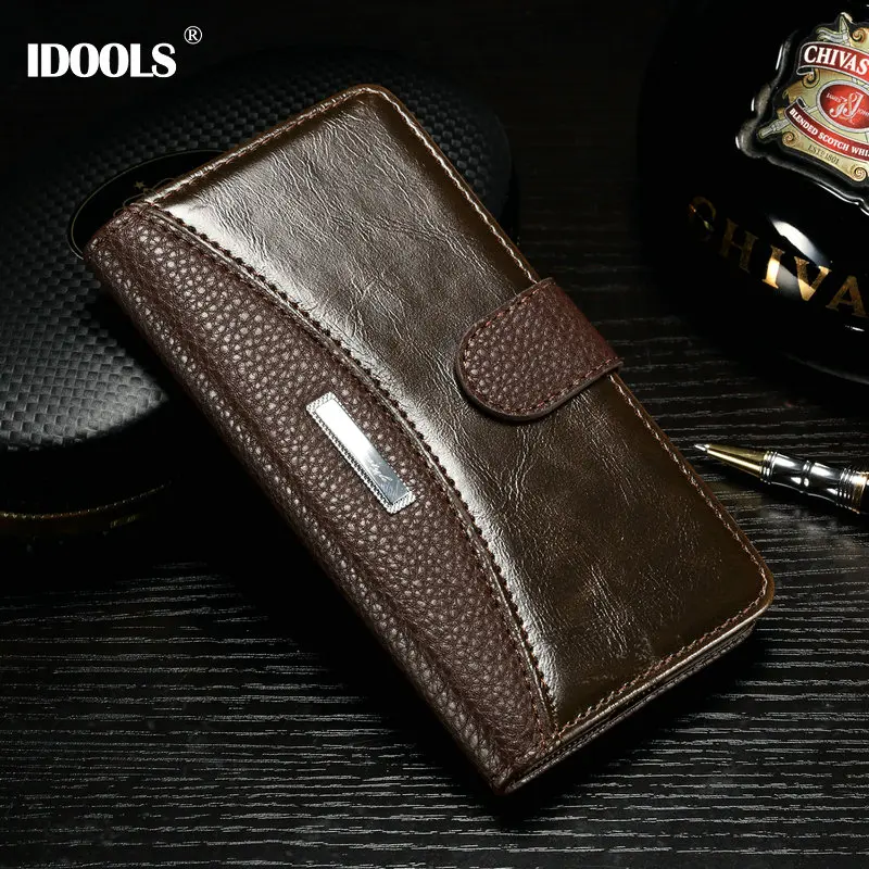 for Microsoft Lumia 950 case Luxury Vintage PU Leather Case For Nokia Lumia 950 Cover Wallet Phone Cases with Fashion LOGO IDOOL
