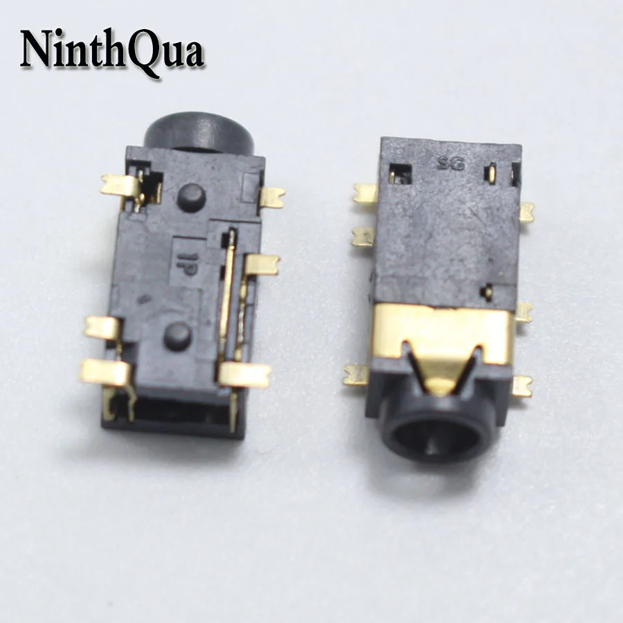 10 шт. PJ 342 3 5 мм разъем для наушников PJ342 6Pin аудио SMD + Pin Позолоченный