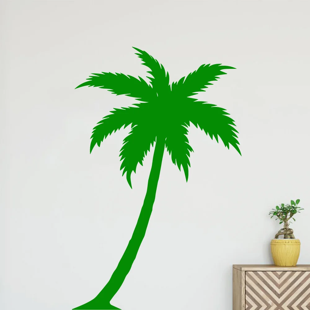 

Carved coconut tree Wall Sticker Vinyl Wallsticker For Kids Rooms Nursery Room Decor Wall Stickers Waterproof Wallpaper