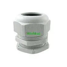 M50 x 1,5 белый пластиковый водонепроницаемый кабельный сальник