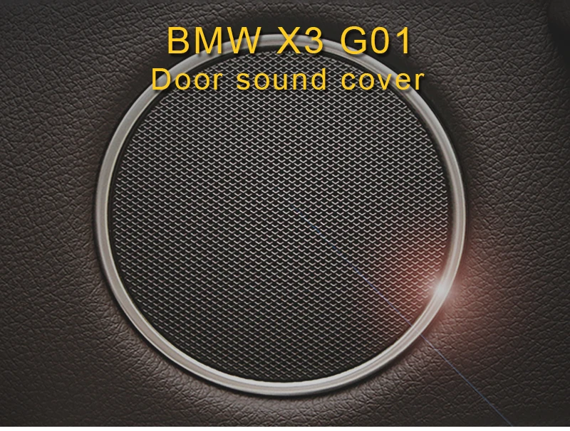 Carmango для BMW X3 G01 4 шт. Авто Внутренний дверной динамик Рог Рамка накладка наклейки Чехлы аксессуары