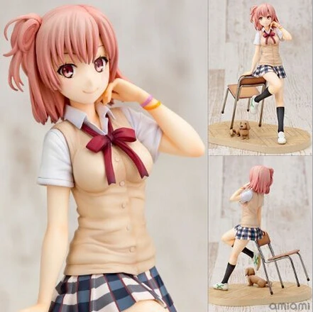 

New 18cm Yuigahama Yui Yahari Oreno Seisyunn Anime Cartoon PVC Action Figures toys Anime figure Toys For Kids children gift