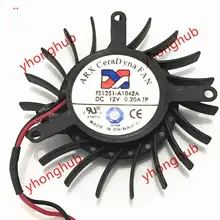 Emacro для ARX FS1251-A1042A DC 12 V 0.2A 50x50x10 мм 2-жильный Круглый Вентилятор для сервера