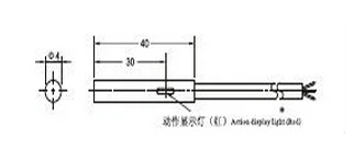 10 шт./лот LJ4A3-1-Z/BX Индуктивный датчик приближения 3-провод без 6-36VDC