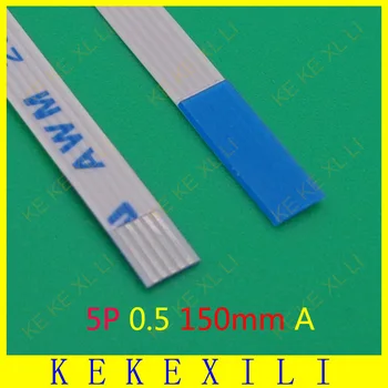 

10-500pcs 15cm-0.5mm-5P AWM 20624 150mm Length 0.5mm Pitch 5Pin Flexible Flat Cable FFC / FPC Five Pin
