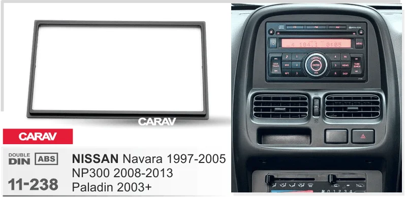 CARAV 11-780 Car Radio Installation Trim Fascia Panel