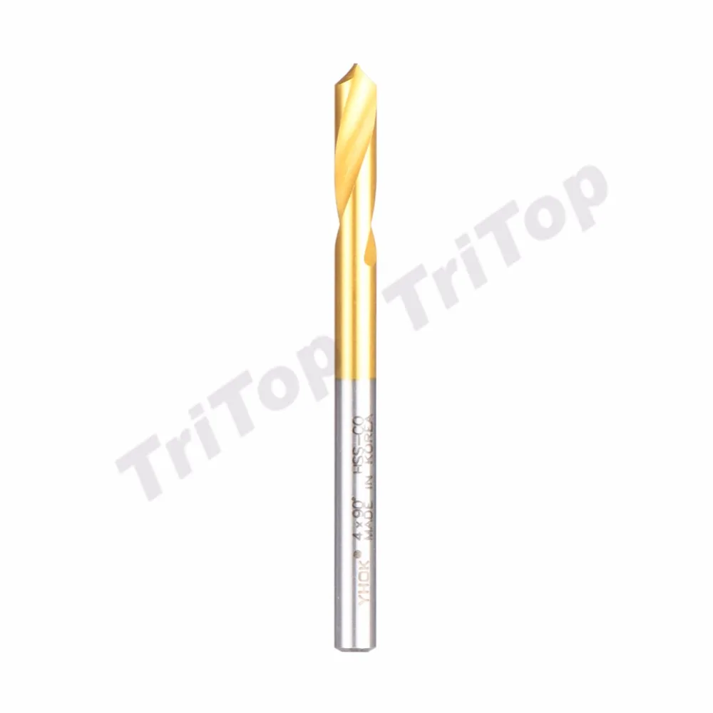 5 шт./лот D4 * 90 градусов Новинка 2017 года тип высокое качество, содержащий кобальт HSS fixed Point сверло диаметром 4 мм 90 градусов бесплатная доставка