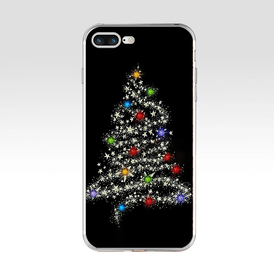 148WE Мягкий силиконовый чехол из ТПУ с новогодней елкой для Apple iPhone 6 6s 7 8 plus чехол - Цвет: 3