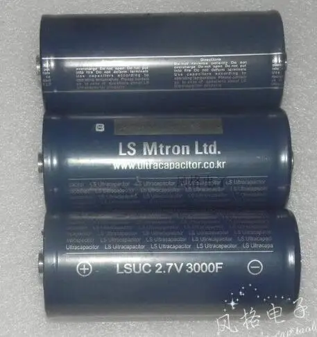 

1PCS South Korea imported 2.7V3000F LSUC002R7C3000FEA 2.7V 3000F 2.7 v3000f