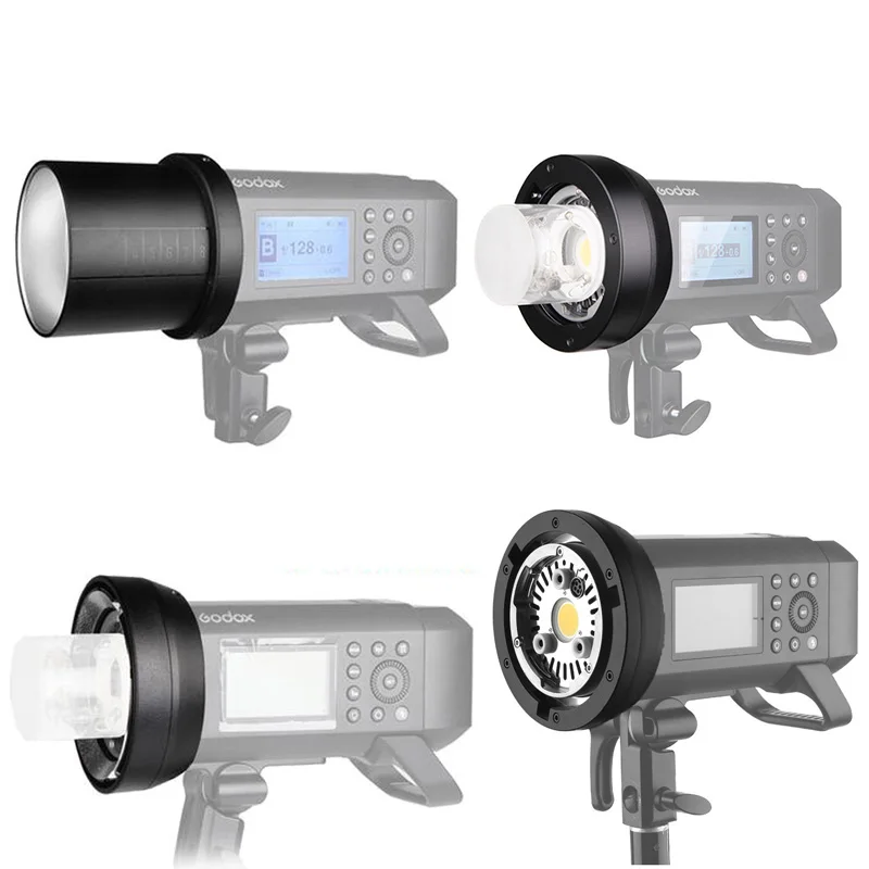 Godox Flash AD400 Pro Bowens/Elinchrom/Porfoto/Broncolor сменный кольцевой адаптер для Witstro AD400Pro
