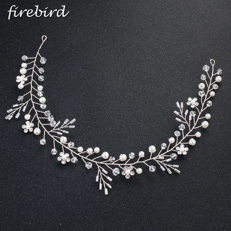 2018 ручной работы серебряной проволоки Кристалл цветок сливы оголовье Hairband