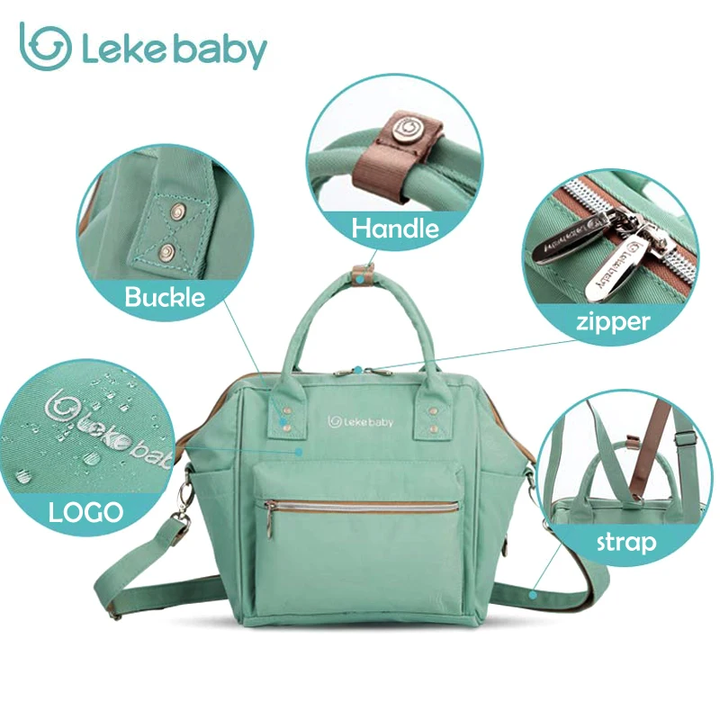 2018 Lekebaby 3 in 1 Baby Diaper bag travel organizer backpack Nappy Bags For Mom mother tote ...