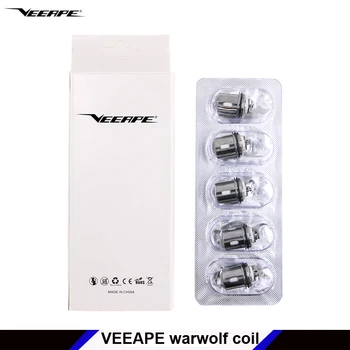 

Original veeape warwolf 0.3ohm replacement coil head electronic cigarette core 0.3 ohm suit for veeape warwolf 150w kit 5pcs/lot
