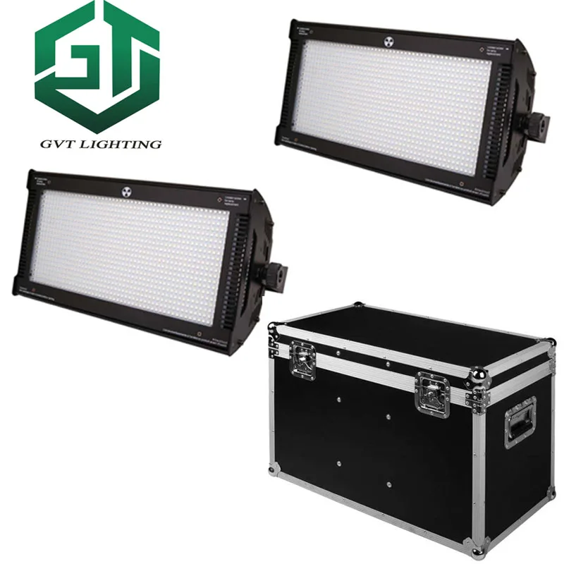 With flightcase packing DMX Strobe Light High Power RGB 3 Mixed Color