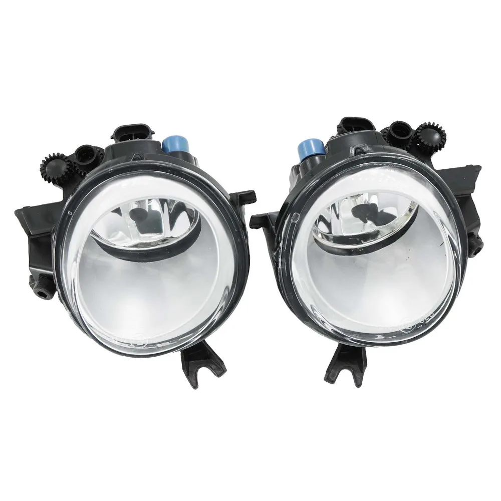 Baratos 2 unids para VW Touareg 2003 2004 2005 2006 2007 2008 2009 2010 coche halógeno lámpara de niebla parachoques delantero luz de niebla con bombilla