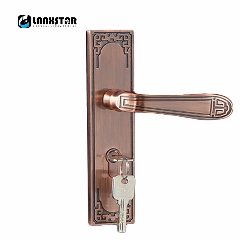 Professional Production and Supply European Style Zinc Alloy Handle Lock Design Diverse Mute Door Locks