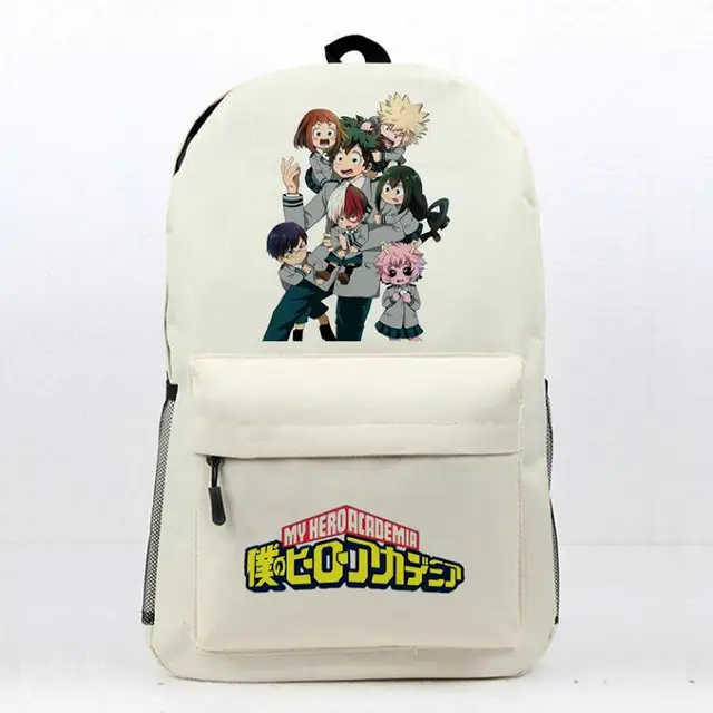 Anime Boku no Hero Academia Backpack Izuku Midoriya AsuiTsuyu Yaoyorozu