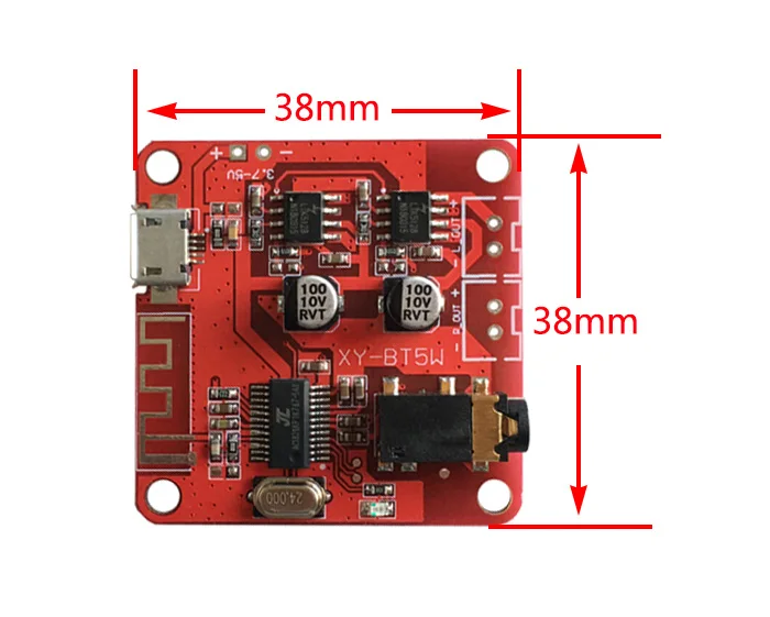 DC 3 7 5V Bluetooth 4 2 аудио приемник 5w стерео усилитель|Усилители мощности| |