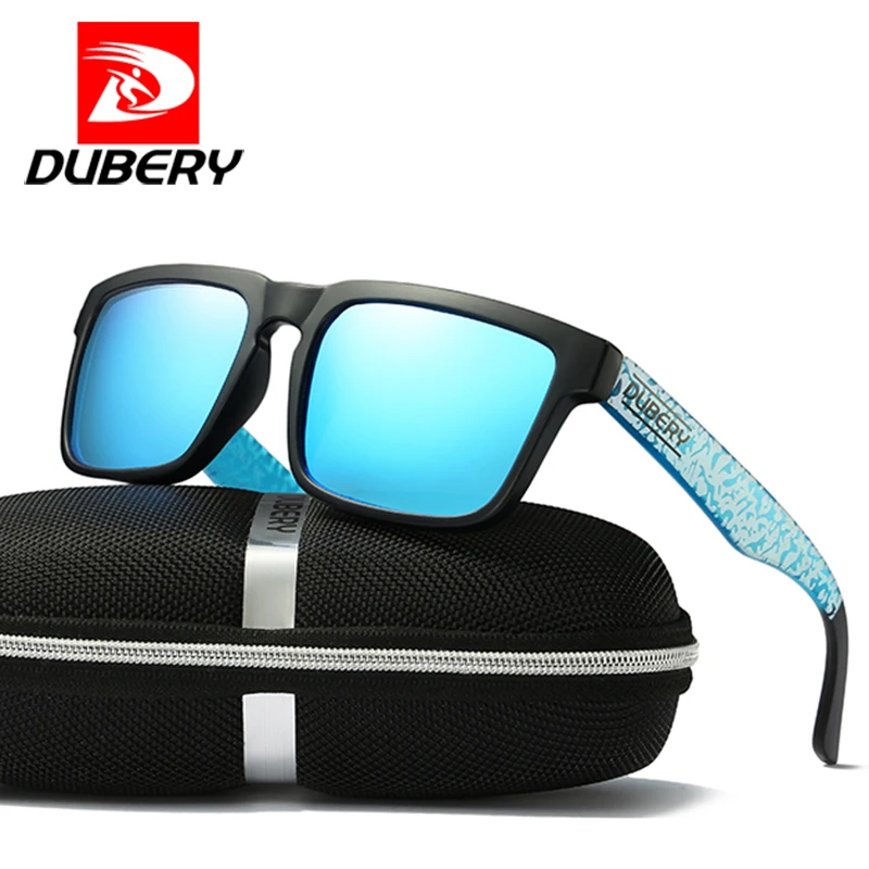 

DUBERY 2019 Vintage Retro Polarized Sunglasses Men Coating Mirror Driving Sun Glasses Polaroid Lens Square Eyewear Male Goggles