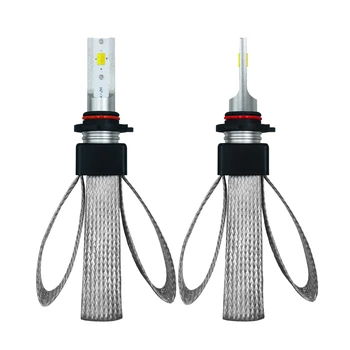 

2 X HB3/9005/H10 Car SUV Headlight Bulb T9 LED 30W 4800LM 9V-36V IP68 Waterproof 3000K 4300K 6000K Three Colors Switch Freely