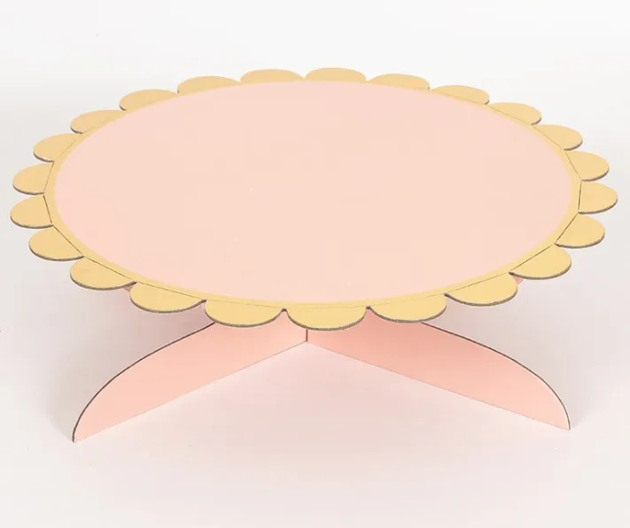 

Paper Cake Stand Afternoon Tea Wedding Plates Party Tableware New Bakeware Cake Shop Three Layer Cake Rack cake holder single
