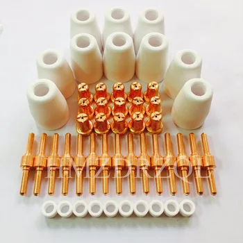 

FREE SHIPPING PT31 Lengthened 50PCS LG40 Knife Plasma Cutter Cutting Torch Consumables Extended Kit Accessories 50PK
