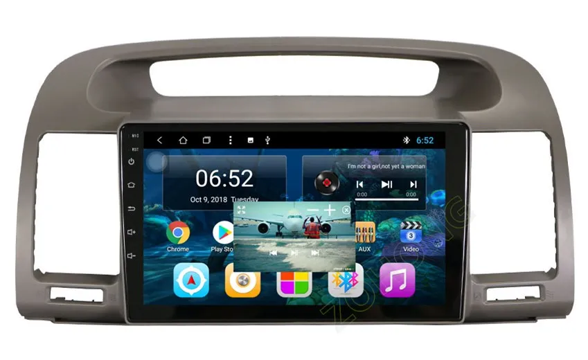 Clearance 2.5D 9inch Octa Core Android8.1 For Toyota Camry 2002 2003 2004 2005 2006 CAR DVD Player Navigation gps satnav Radio wifi BT MAP 20