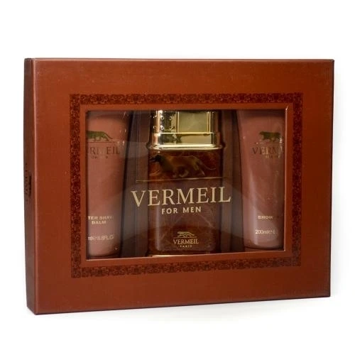 GIFT/SET VERMEIL 3 PCS. [ 3.4 FL By VERMAIL PARFUMS For MEN