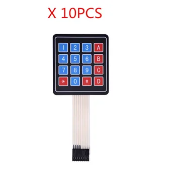 

10pcs New 4*4 Matrix Array/Matrix Keyboard 16 Key Membrane Switch Keypad