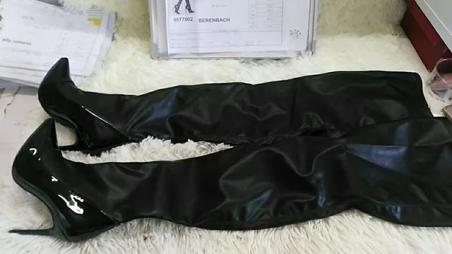 High-Quality-2018-Fashion-Newest-Pink-Black-Patent-Leather-Pointed-Toe-Slip-On-Over-The-Knee.jpg_640x640