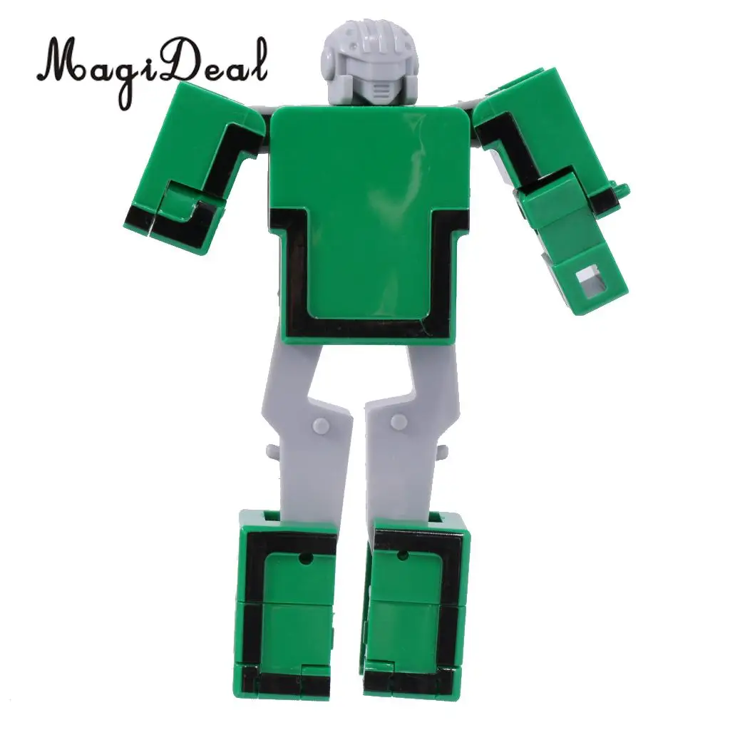 MagiDeal 1Set Numbers Armour Team Transform Robot Toy for Kid Role Play Display Toy Math Teaching Prop Boys Great Gift Present