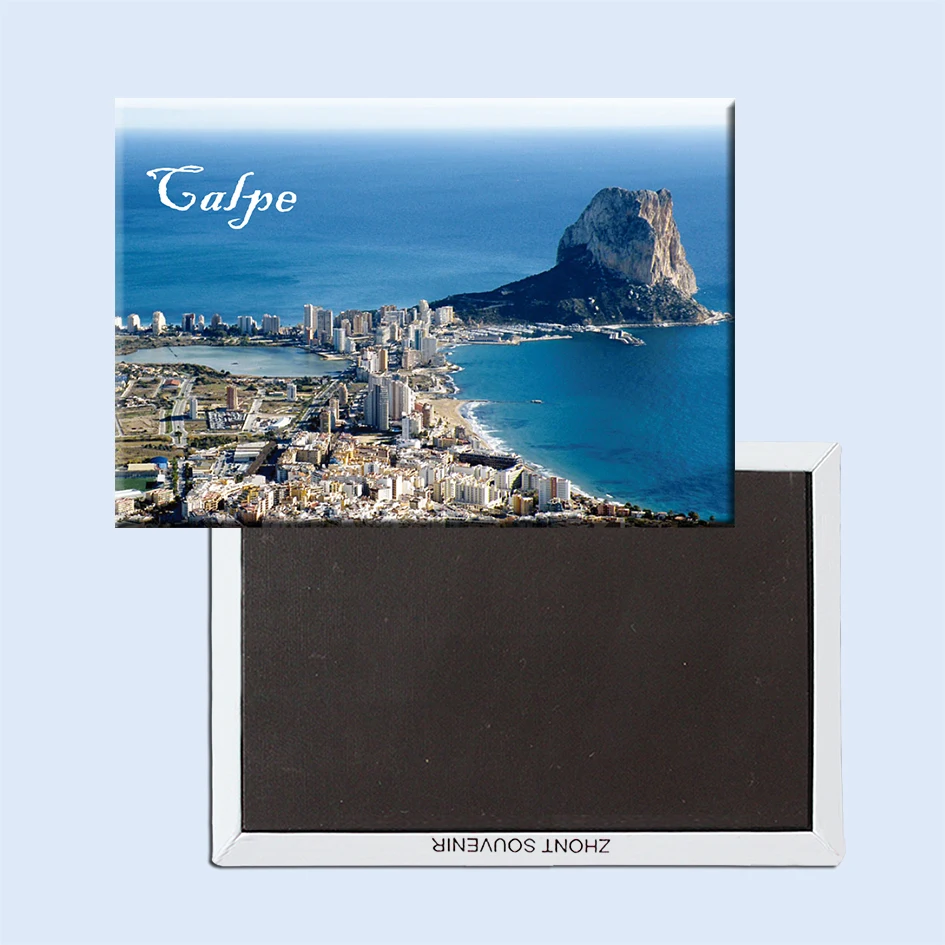 Calp Испания на Средиземноморском море магниты холодильник 21672 сувенир|fridge magnet|sea